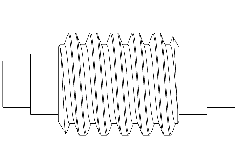 Schneckendurchmesser